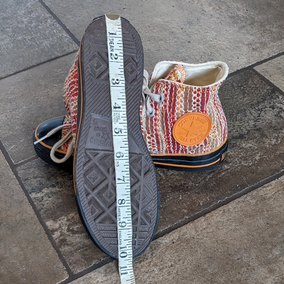 Converse Chuck Taylor All Star Retro Fabric High Top Sneakers Size 5 Ora… - Picture 16 of 16